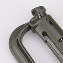 Outdoor D-Shape Backpack Carabiner Plastic Steel Hanging Clasp (Army Green)