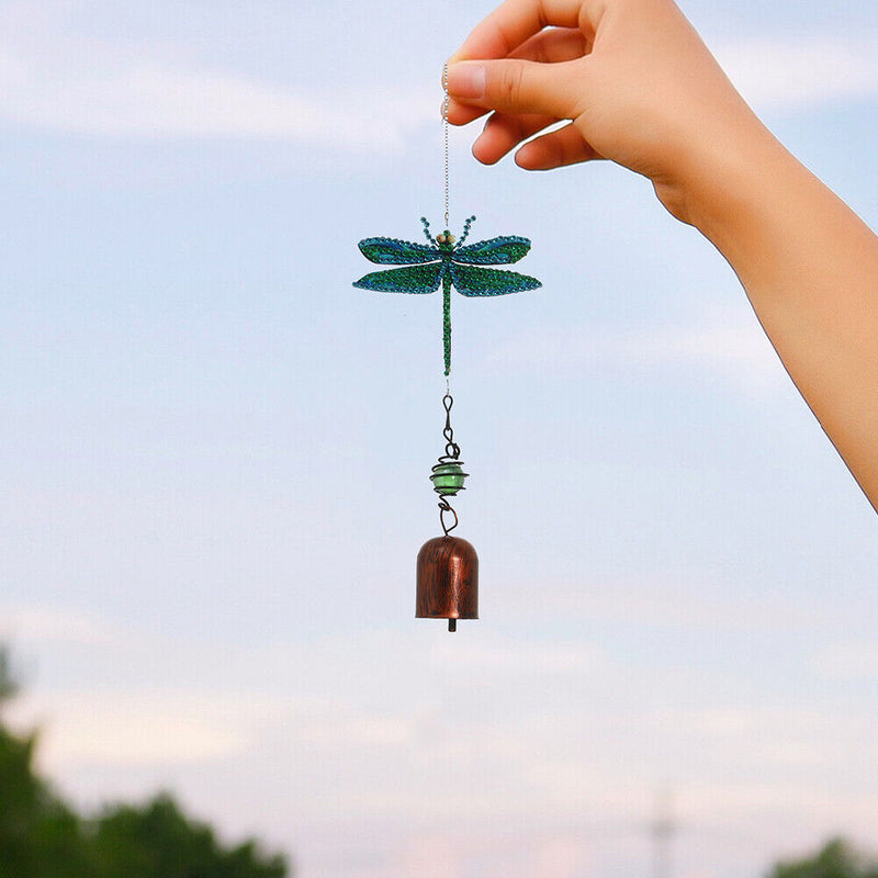 5D Dragonfly Diamond Painting Wind Chime Pendant Mosaic Kit Decor (DZ3062)
