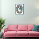 14CT Stamped DIY Snowman Friends Cross Stitch Canvas Needlework (K802)