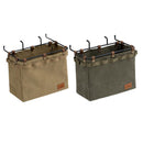 Camping Table Side Storage Bag Multifunction Canvas Bag with Hook (Khaki)