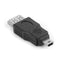 Hillrong 2pcs Mini USB 5P Male to USB Female Transfer Data OTG Adapter K