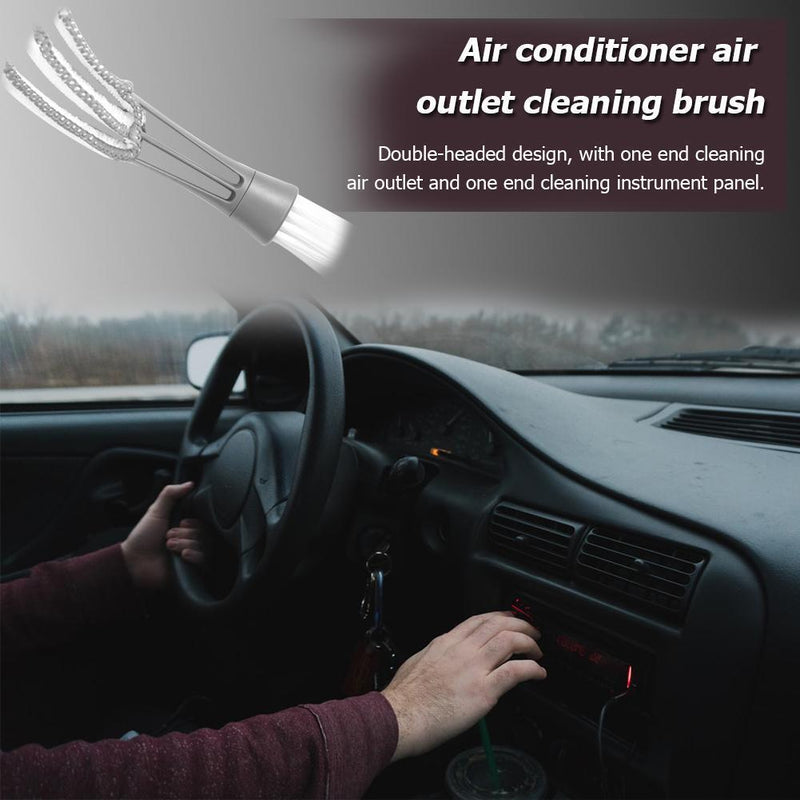 Car Clean Brush Versatile Vent Slit Brush Blinds Keyboard Cleaning Brush Newly