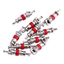 10pcs Tyre Valve Cores w/ Remover Tool for Schrader Car Bike Motorcycle Newly