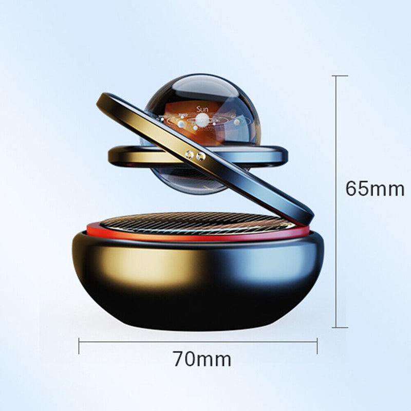 #A Solar Car Air Freshener 360 Degree Rotation Aromatherapy Diffuser Car Decorat
