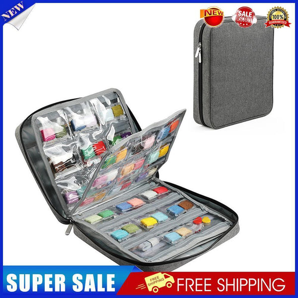 Embroidery Tool Kit Bag Cross Stitch Storage Case DIY Yarn Hooks Organizer
