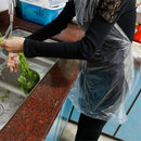 White Waterproof Body Protection Disposable Apron Cleaning Apron Plastic