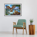 30x 40cm 5D DIY Diamond Painting Bird Family Full Drill Cross Stitch Home Craft
