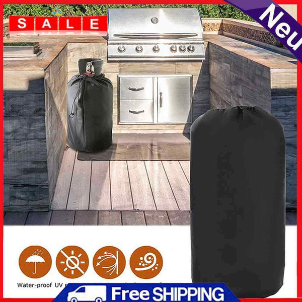 Gas Bottle Lid Oxford Cloth Camping Drawstring Propane Tank Lid Waterproof