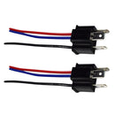 1 Pair 9003 H4 Bulb Socket Wiring Harness Headlight Male Plug Adapter Connector