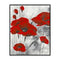 Full Cross Stitch 11CT Red Flower Stamped Embroidery DIY Needlework Kits Newly