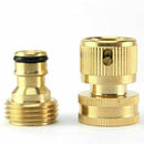 Brass Water Pipe Fit Fitting Adapter Hose Quick Connector Female Male Thread