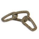 5 Pcs Plastic Carabiner D-Ring Key Chain Clip Hook Camping Buckle Accessories