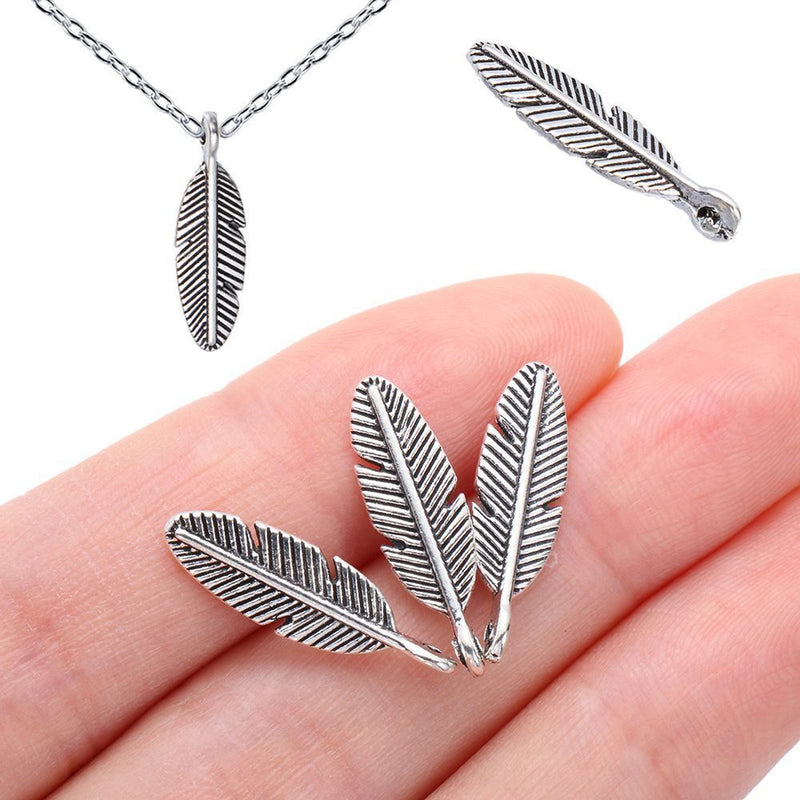 Earrings Accessories Necklace Pendant Small Charm Feather Leaf Bracelet Beads