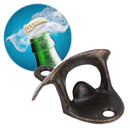 1pcs Creative Sale Wall Mounted Opener Opener Metal Bottle Opener Tool
