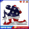 American Flag Kneeling Soldier Pattern Acrylic Garden Yard Weathered Flag Decor