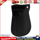 Ice Silk Hanging Ear Face Neck Scarf UV Protection Gaiter Bandana (Black) Newly