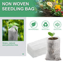 100pcs Nonwoven Nursery Plant Grow Bag Seedling Growing Planter Plantin