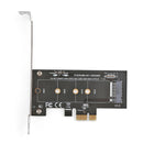 Broadroot PCI-E 3.0 x 4 to M.2 NGFF Adapter for M Key Slot Converter and Low-Pro