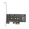 Broadroot PCI-E 3.0 x 4 to M.2 NGFF Adapter for M Key Slot Converter and Low-Pro