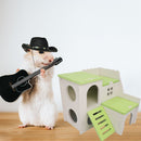 Hamster Nest Squirrel Guinea Pig Cage Small Animal Playing Bed Hat Play House