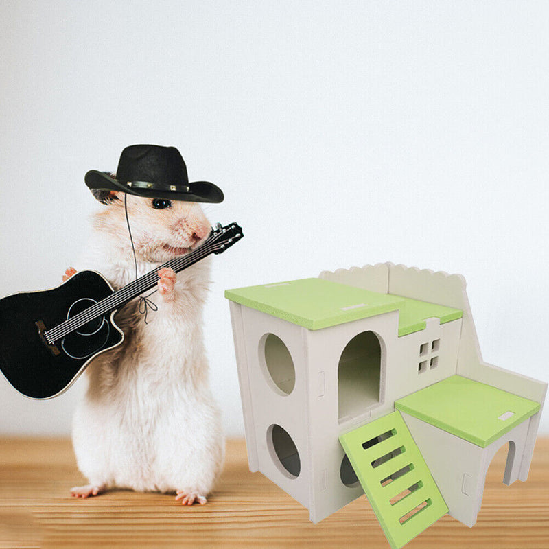 Hamster Nest Squirrel Guinea Pig Cage Small Animal Playing Bed Hat Play House