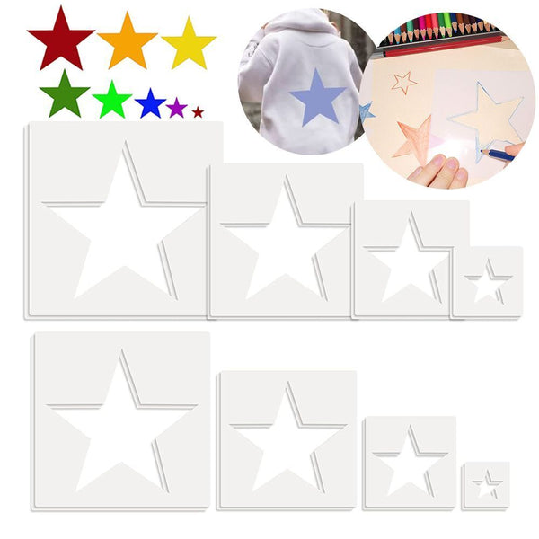 Decorative Scrapbooking Painting Templates Star Template Stencils Paper Card
