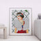 DIY Part Drill Special-shaped Diamond Painting Elegant Lady Mosaic (Y033) Newly