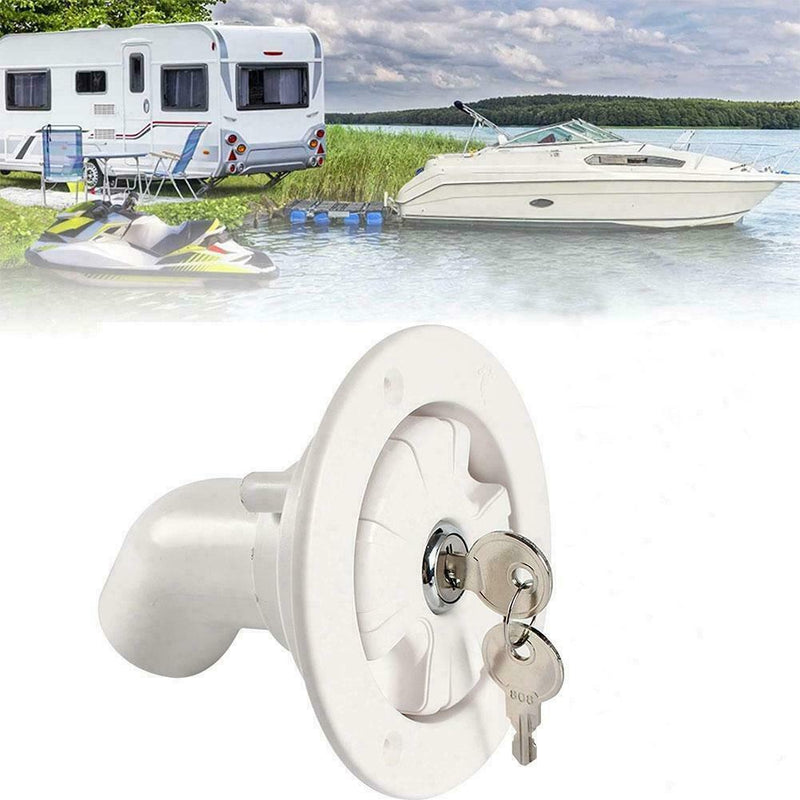 For Fresh Water Lock Inlet Hatch Filler Cap RV Trailer Caravan Motorhome Z5D1