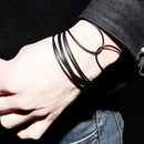 10Pcs Silicone Gummy Bands Bracelets Rubber Gummies Black Jelly Sale Q4N2