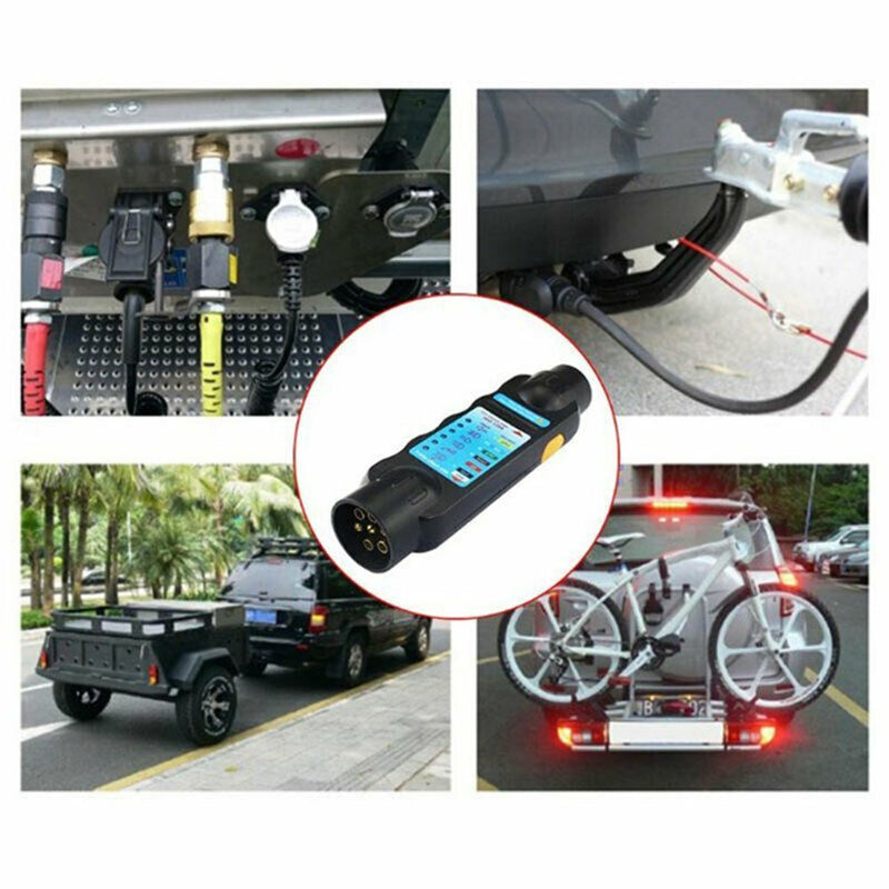 Diagnostic Cable Car Adapter Circuit Light Tow Bar Wiring Trailer Socket Tester