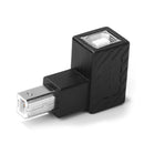 USB 2.0 Type B Male to Female Adapter Right Angled for Printer (Up)