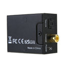 Analog L/R to Digital SPDIF Coaxial Coax RCA & Optical Toslink Audio Conver