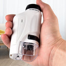 Handheld Microscope Kit with LED Light Science Educational Toys for Kids Gifts