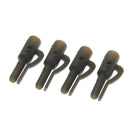 90pcs Safety Lead Clip + Size 8 Quick Change Swirl + Tail Rubber Carp Fishi