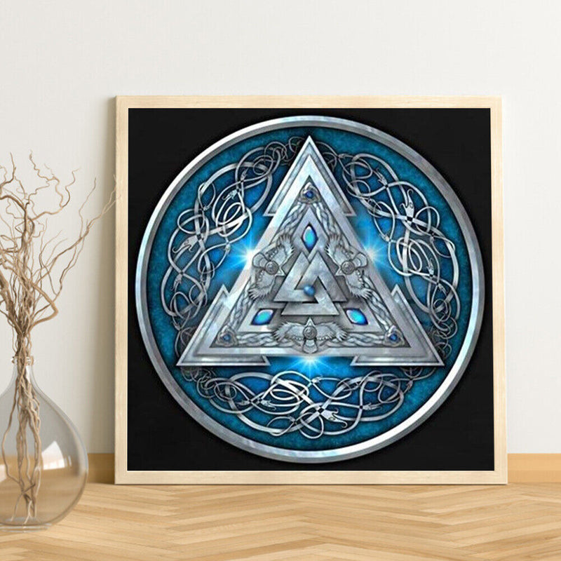 Nordic Badge Oil Paint By Number DIY Wall Art Picture Craft Home Decoration Gift