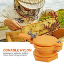 Nylon Bee Extractor Honey Tap Gate Valve Gardening Beekeeper Tool (Yellow) Newly