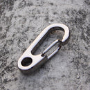 20pcsLight Key Chain Ring Key Fob with Mini Spring and EDCGEAR Buckle Clip
