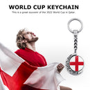 #A National Flag Football Key Chain Wear-Resistant Jewelry Keyrings Gifts for Ki
