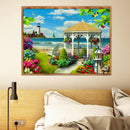 5D DIY Full Drill Diamond Painting Cartoon View Cross Stitch Embroidery Kit