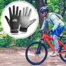 #A Ice Silk Adults Women Men Gloves Riding Full Finger Hand Gloves Breathable