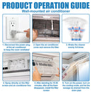 60ml Foaming Sprayer Deodorizer Air Conditioner Cleaner Household Cleaning Tools