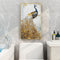 Golden Peacock Oil Paint By Numbers Kits Canvas Picture Wall Art DIY Craft Decor