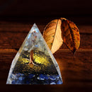 Orgonite Pyramid Orgone Energy Converter Symbolize Lucky Healing Chakra Rei