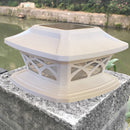 Garden Solar Post Light LED Outdoor Fence Gate Pillar Head Courtyard Lamp Newly