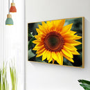 5D DIY Full Round Drill Diamond Painting Positive Sunflower Cross Stitch