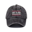 Denim Adjustable Tr ump Supporters Hat Baseball Cap FJB Hat Lets Go Brandon