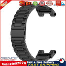 Stainless Steel Smart Watch Strap for Huami Amazfit T-Rex Band (Black) Newly