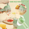 4 in 1 Handheld Electric Vegetable Cutter Set Garlic Meat Mud Masher Wireless n: