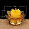 Waterfall Craft Lotus Seat Incense Burner Brass Lotus Lamp holder Decoration