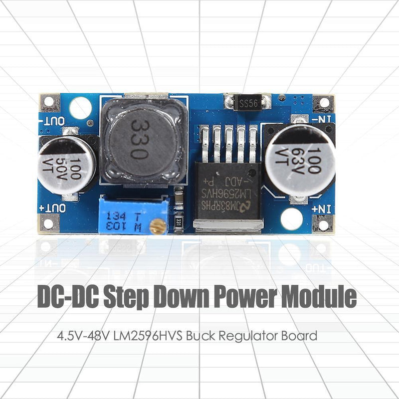 DC-DC Step Down Power Module DC 4.5V-48V LM2596HVS Buck Regulator Board